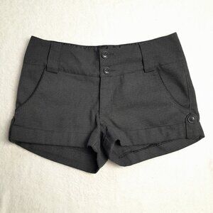 TwentyOne Gray Patterned Cuffed Dress Shorts Size XS